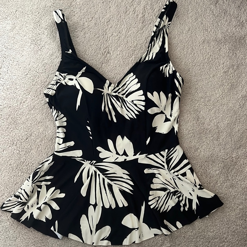 Sea Angel peplum tankini top